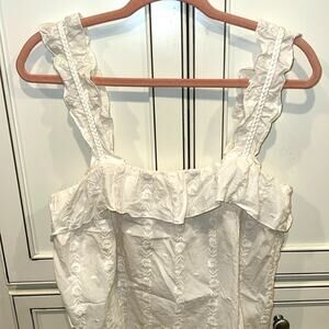 SEZANE cute embroidered top